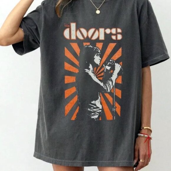 Jim Morrison The Doors T-shirt, Vintage Music Shirt, Metal Music Shirt - Picture 1 of 1